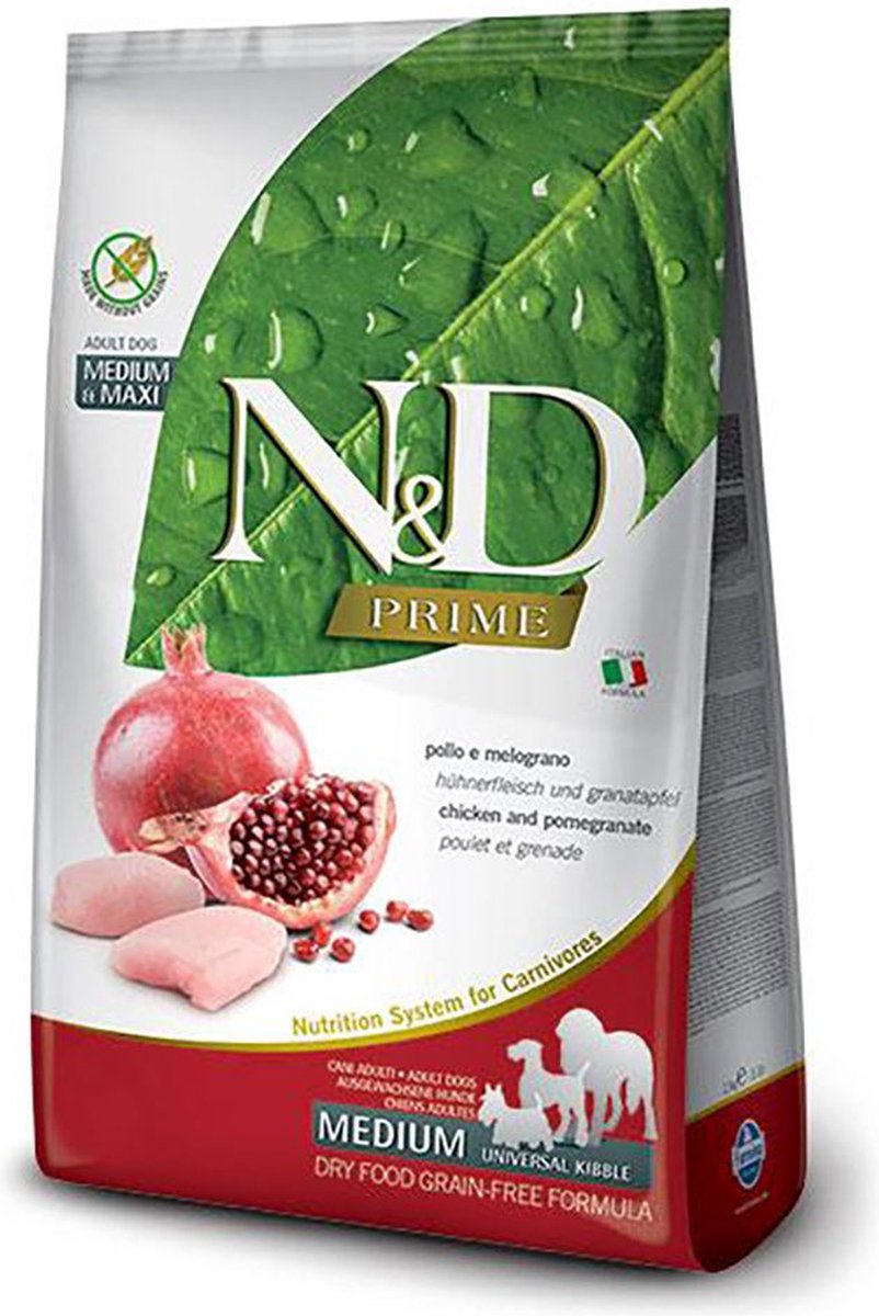 farmina Farmina N&D Prime Adult Medium & Maxi - Chicken and Pomegranate - 12 kg