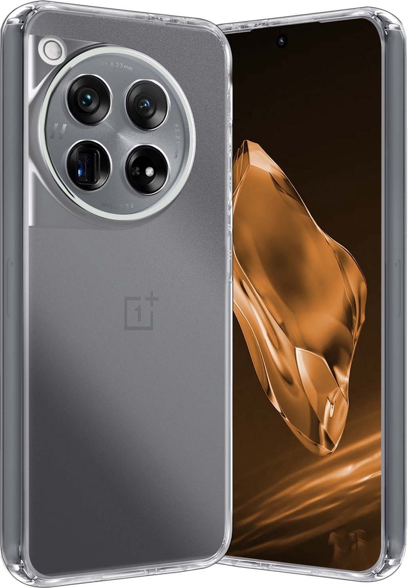 Hoes - Geschikt voor OnePlus 12 - Sterk & Shockproof - Hoesje Cover - Siliconen Case - Transparant