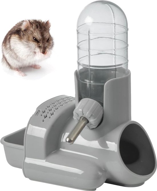 Abreuvoir Et Mangeoire Pour Hamster - Bouteille Anti-goutte + Récipient Nourriture, Grande Capacité