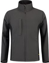 Veste Tricorp Soft Shell Bi-Color - Workwear - 402002 - Gris foncé / Noir - taille XS