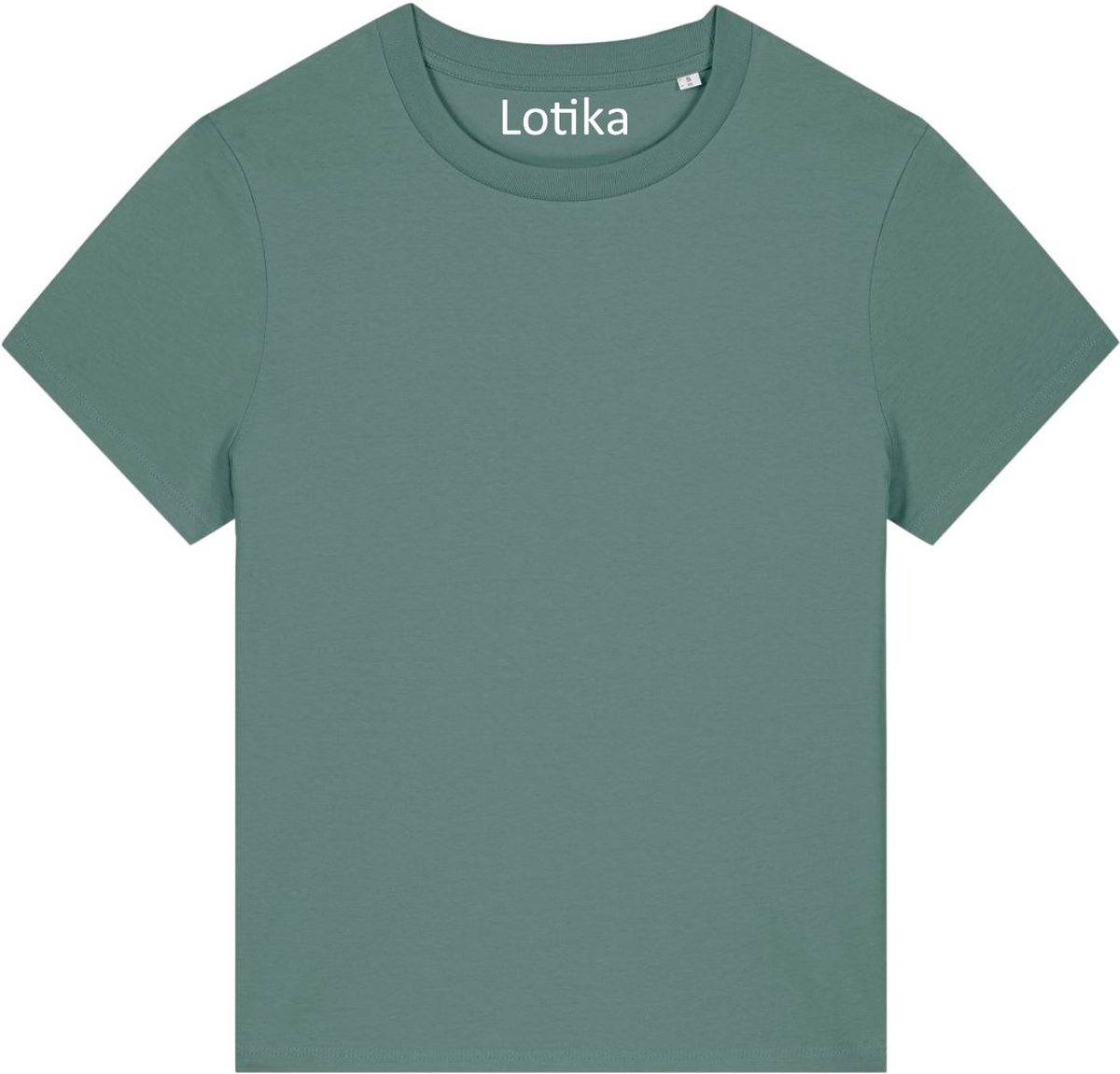 Lotika - Saar T-shirt dames biologisch katoen - green bay