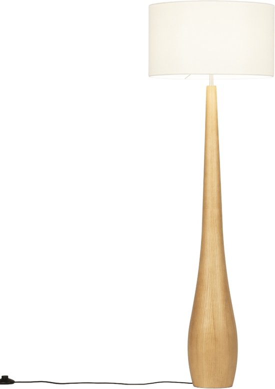 Lumidora Vloerlamp 31415 - RUPERT - E27 - Wit - Hout - ⌀ 45 cm