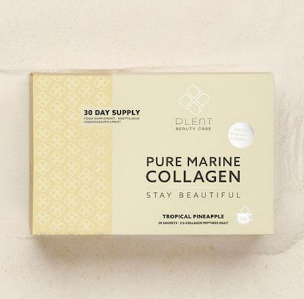 Goedkoopste Plent Beauty Care - Pure Vis Collageen ( vit c) - Tropical Pineapple - 30 sachets met een heerlijke perfect afgemeten dagelijkse dosis