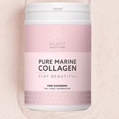 Plent Beauty Care - Pure Viscollageen Pink Raspberry (+ vit C) - 300 g - Pure Viscollageen poeder met toegevoegde natuurlijke vitamine C voor de versterkende opname