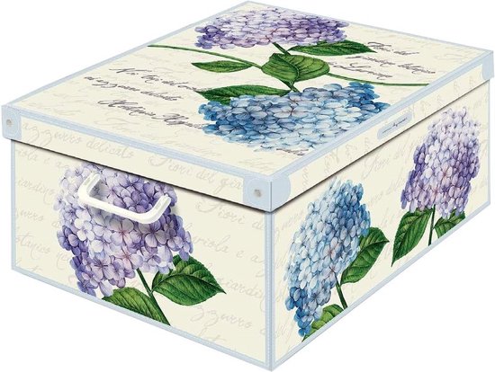 Boîte de rangement décorative Dutch Design Collection - Boîte de rangement - Boîte de rangement - Opbergbox - Boîte de rangement - Fleurs