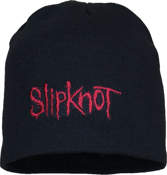 Bonnet avec logo à bande Slipknot Zwart