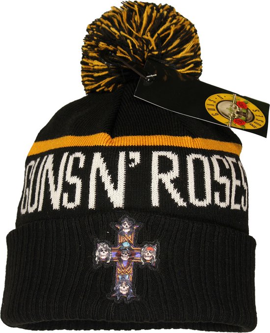 Guns N' Roses Bonnet Cross Zwart