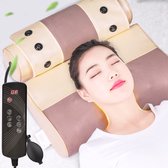 Orthopedisch Massagekussen - Slaapkussen - Massage Apparaat - Kneedmassage - Warmte - Nek - Rug - Wervels - Elektrisch - Draadloos - Shiatsu - Warmte