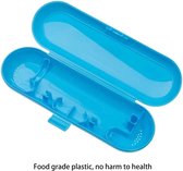 Plastic elektrische tandenborstel reiskoffer Blauw,