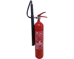 CO2 brandblusser 5 kg - vorstvrije brandblusser - Incl. wandbeugel en keuringssticker - Mexxo