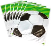 Knaak Uitdeelzakjes Voetbal - 10 Stuks - Uitdeelzakjes - Traktatie zakjes voor Uitdeelcadeautjes - Uitdeelzakjes Kinderfeestje - Voetbal - Snoepzakjes