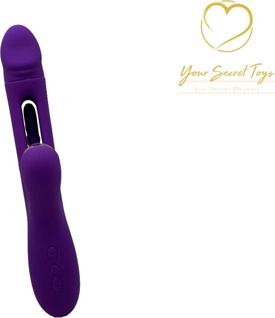 Tyler  Vibromasseur  Vibromasseur Rabbit 3 en 1 Point G  Vibromasseur  Gode Anal ... | bol