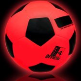 Klikkopers® - Ballon de Football Glow in the Dark - Voetbal Lumineux pour Enfants et Adultes - Voetbal Lumineux LED - Ballon Lumineux - Taille 4