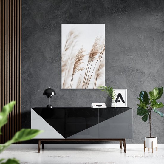 Artaza Peinture sur toile Herbes hautes agitant dans le vent – ​​60 x 90 – Décoration murale – Photo sur toile – Impression sur toile