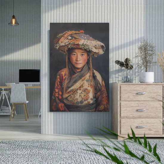 Mintura hecho a mano lienzo grande decoración de pared moderna personalizada al