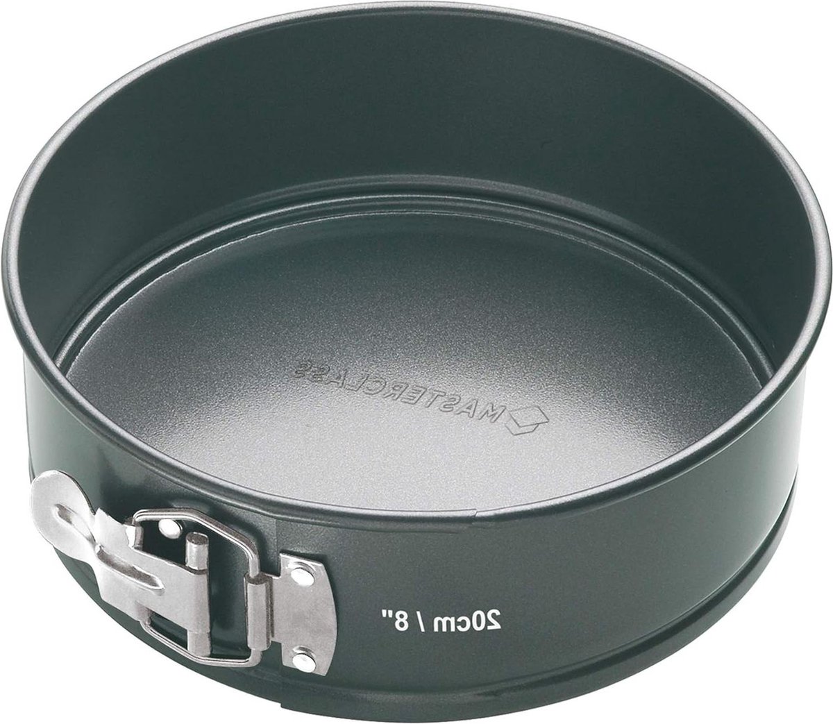 20 cm Springvorm Taartvorm met Losse Bodem Robuust 1 mm Koolstofstaal PFOA-vrij Grijs 8 Inch Rond Springvorm