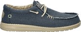 HEYDUDE Wally Braided Instappers blauw Canvas - Maat 44