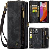 Solidenz Wallet – Geschikt voor – iPhone 14 PRO MAX – Urban Wallet hoesje - Zwart