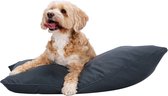 maxxpro Hondenmand - Hondenkussen 60 x 80 cm - Hondenbed - Kussen Hond met Rits - Polyester en Microvezel - Antraciet