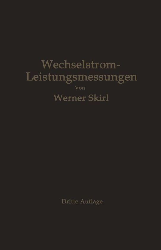 Wechselstrom-Leistungsmessungen - cover