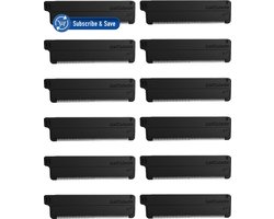bakBlade Rug Scheren Mesjes - Set van 12 mesjes - Vervangende mesjes voor Back Shaver van bakBlade