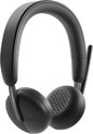 DELL WL3024 Headset Bedraad en draadloos Hoofdband Oproepen/muziek USB Type-C Bluetooth Zwart