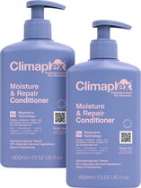 CLIMAPLEX Moisture & Repair Conditioner Voordeelverpakking - Herstelt, Ontwart & Hydrateert - Beschermt Tegen Weerselementen - Voor Beschadigd Haar - 400ml - 2 Stuks