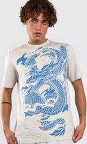 Venum Dragon's Flight T-shirt Katoen Misty Blauw maat XXL