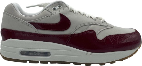 W Nike Air Max 1 LX - Grijs / Rood - maat 38