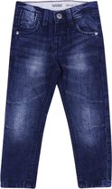 Taps toelopende, marineblauwe jeans DENIM CO