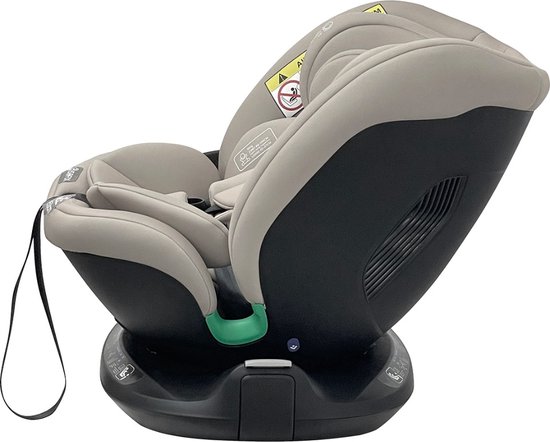 Ding Mae Autostoel - Beige - 360° Draaibare Isofix Autostoel - i-Size - Vanaf 40 tot 150cm - 0 tot 12 jaar van DING. — afbeelding 4