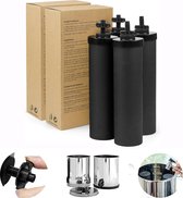 4 filters voor zwaartekrachtwaterfiltersystemen, compatibel met Weeplow, Berkey, Berkefeld, Doulton