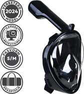 Gadgy Snorkelmasker Volwassenen S/M- Snorkelset Zwart - Full Face Duikmasker - Duikbril met Snorkel - Snorkelen en duiken in 2024