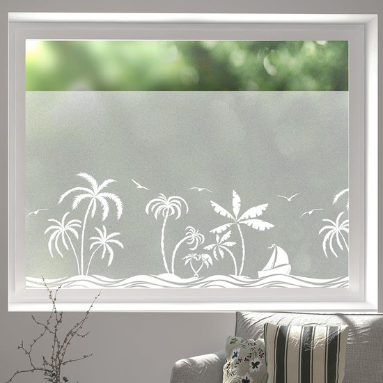 dktie Raamfolie, privacy-vinylfolie, matte raamfolie, glas-in-loodfolie
