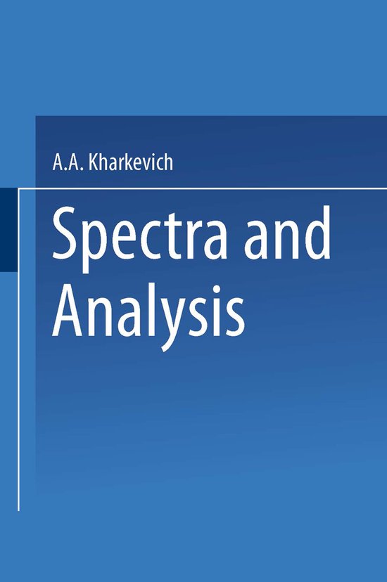 Spectra and Analysis - cover