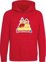 Hooded sweater Buurman & Buurman Logo Rood M