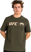 UFC Venum Classic T-Shirt Kaki Brons maat L