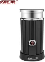 HiBrew - Melkopschuimer - Automatische Melkopschuimer - Melkklopper elektrisch 4 in 1 - Opschuimer Voor Melk Koud & Warm - 500ML Zwart