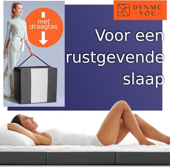 DYNMC you Vouwmatras, gastenmatras, inklapbaar, 14 cm dik en