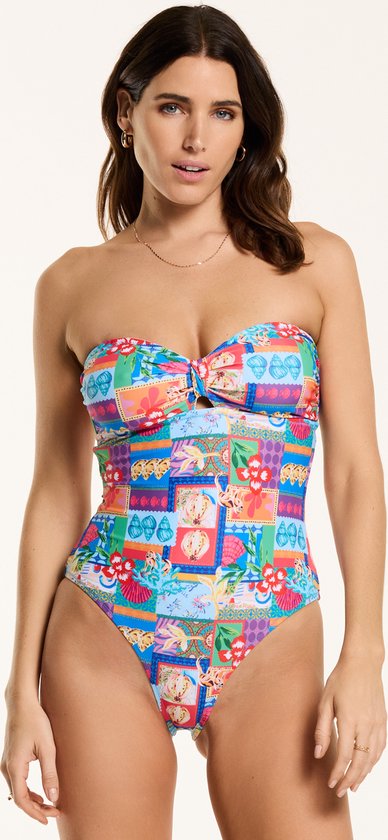 Shiwi Swimsuit ZIA BANDEAU - blue holiday banner - 38