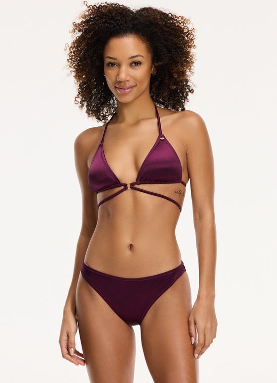 Shiwi Bikini set LIZ TRIANGLE SET STRUCTURE - shiny purple - 40