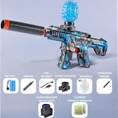 M416 Elektrisch Geelballetjes Kanon Speelgoedset - speelgoedwapen - wapen - speelgoed - airsoft - paintball - zomer - waterpistool - pistool - kinder - kinder pistool - Blauw - Groep - Groepsspel - Waterblaster - (1000 Fluorescerende Geelballetjes)