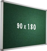 Prikbord Camira stof PRO Myrtle - Aluminium frame - Eenvoudige montage - Punaises - Prikborden - 90x180cm
