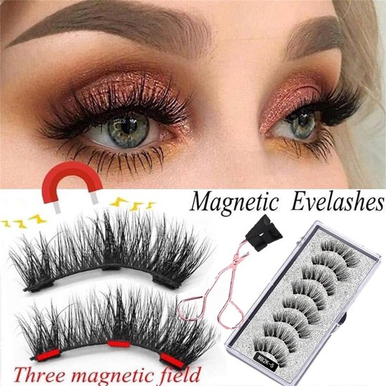 Kit Cils Magnétiques Flixx Lashes Sans Colle - Effet Naturel Ou Volume | 4/3 Aimants Réutilisables