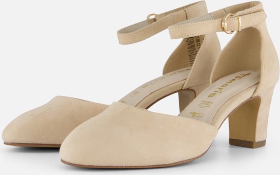 Tamaris Pumps beige Leer - Dames - Maat 36