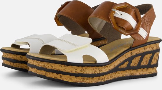 Rieker Sandalen wit Synthetisch - Dames - Maat 41