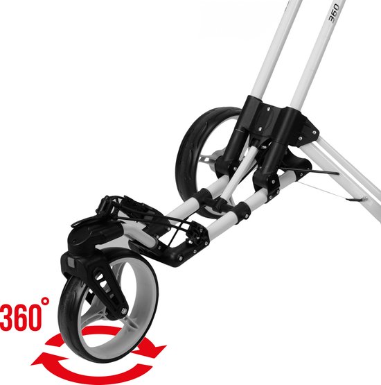 FastFold Flex 360 Golftrolley - Grijs Zwart van FastFold — afbeelding 3