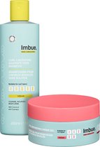 IMBUE Haarverzorgingsset Voor Krullend Haar & Coils - Shampoo & Haargel - Vegan, Siliconen- & Sulfaatvrij - 2 Stuks