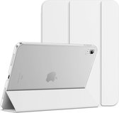 Étui pour tablette adapté à l'iPad 10 (10,9 pouces, modèle 2022, 10e génération), coque de protection arrière rigide avec support fin (Wit)