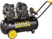 STANLEY Professionele Compressor - Zonder Olie - Horizontaal - Low Noise - 50 L / 3 pk / 8 bar